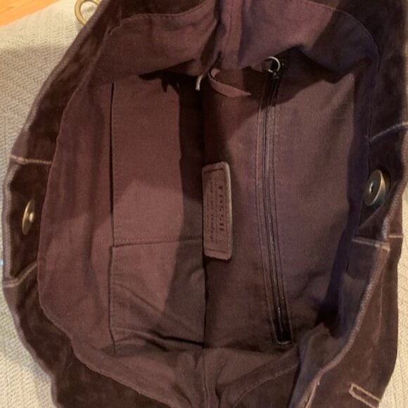 Fossil Shoulder Bag in Chocolate Brown - Picture 5 of 8